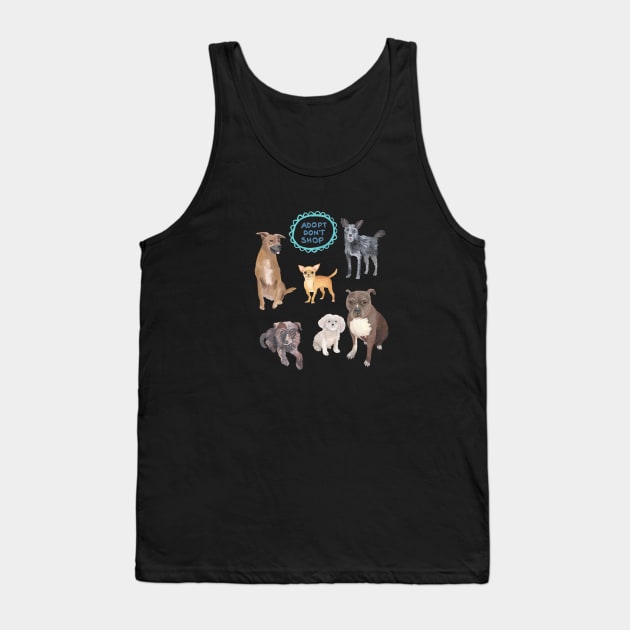 Adopt Don't Shop Tank Top by Das Brooklyn